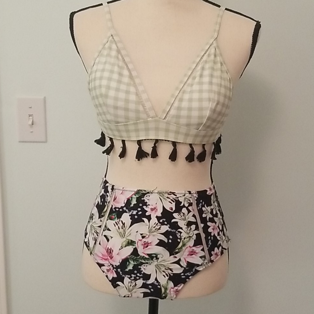 CUPSHE BIKINI floral and bright